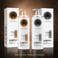 EUNOMIA Shampooing Antichute Hydratant Végétalien Nourrissant Régulateur de Sébum Soin Capillaire Kératine Collagène Liquide Professionnel