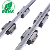 Rieles Lineales CNC HIWIN de Repuesto 1:1 HGR15 HGR20 HGR25 HGR45 con Bloque Deslizante y Rodamiento de 1500mm Rexroth para Riel de Router CNC