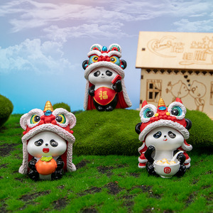Yu Mo Lucky <b>Bear</b> Tuan Tuan Blind Box 6Pcs Set <b>Cute</b> Panda Dolls Desktop Decor Gift for Kids - Product Image 4