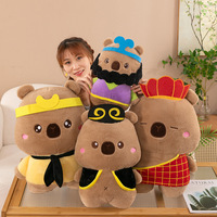 Peluche Kawaii Capybara en gros, thème Voyage en Occident, jouet en peluche doux pour décoration et cadeau