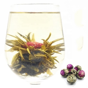 Balle di Tè Fiorito Artigianali al Gelsomino Cinese, Confezione Personalizzata, Tè Floreale a Forma di Rosa - Product Image 4