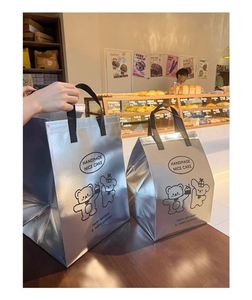 High Quality Non-Woven Portable Insulated Cooler Bag for Alcohol Beverage and Milk Tea Takeaway Packaging - Product Image 2