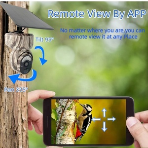 Ngụy trang săn bắn thử nghiệm 2MP 4MP <span class=keywords><strong>IP</strong></span> PTZ năng lượng mặt trời Powered không dây 4 gam thẻ Sim an ninh CCTV săn bắn ngoài trời 4 gam năng lượng mặt trời máy ảnh - Product Image 2