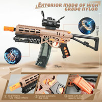 Pistolet Électrique MK7 à Fléchettes Souples, Automatique Haute Vitesse, Modulaire à Batterie, 200 ips, Effet Brûleur