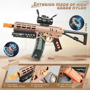 <span class=keywords><strong>Pistola</strong></span> Eléctrica de Balas Blandas MK7, <span class=keywords><strong>Pistola</strong></span> de <span class=keywords><strong>Dardos</strong></span> Automática de Alta Velocidad, Batería Modular, 200 FPS, Lanzador de Fuego en Ráfaga - Product Image 5