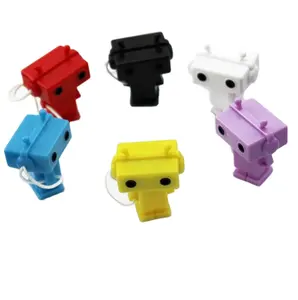 Adaptor kabel Audio pembagi 2 arah desain Robot grosir