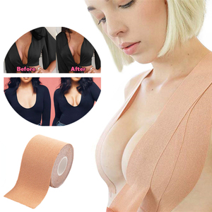 Cubrepezones Adhesivos para Mujer 2024: Sujetador Push-Up Invisible, Cinta Adhesiva para Levantar el Busto, Adhesivos Elásticos para el Pecho, Bralette Sexy - Product Image 2