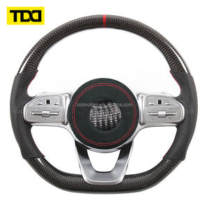 Volant en fibre de carbone cousu main de haute qualité TDD pour les modèles Mercedes-Benz des séries E, GLA, GLC, GLE, GLS, CLA et CLS - Product Image 1