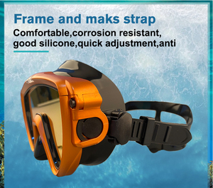 ALOMA Lightweight and Durable Scuba Diving Mask Tempered Glass Lenses Painted and Colored for Freediving - Product Image 5