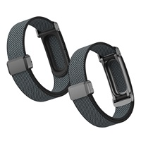 Boîtier métallique moulé sur mesure avec bracelet à boucle magnétique en nylon pour Fitbit Air – Vente en gros usine