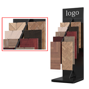 Bảng gỗ hiển thị đá chủ đá cẩm thạch đá Granite Kệ loại sàn in logo kim loại hiển thị đứng - Product Image 1