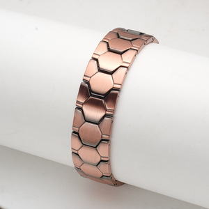 Bracelet magnétique personnalisé en cuivre pur pour soulager la douleur masculine et améliorer la santé et la tension artérielle - Product Image 6