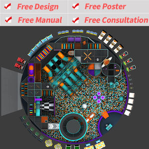 สนามเด็กเล่นพลาสติกแบบสไลด์สำหรับเด็กขนาดใหญ่เครื่องเล่นกีฬาเชิงพาณิชย์แบบอินเทอร์แอคทีฟสำหรับเด็กออกแบบได้ตามต้องการ - Product Image 2
