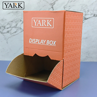 Boîte d'affichage en carton avec impression de logo personnalisé pour les produits en sachet de chocolat et de collations
