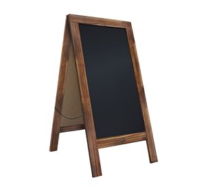 Tabellone decorativo in legno A-Frame con cartellone pubblicitario magnetico - Product Image 6