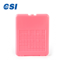 Bloc de glace en gel non toxique CSI G1200 pour la livraison et le stockage d'aliments frais, boîte à glace en HDPE, bloc de glace, brique réfrigérante