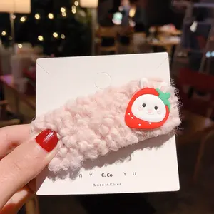 กิ๊บติดผมโลหะผสมสุดหรูสไตล์เกาหลี สำหรับสาวๆ ลุคโมริเกิร์ล พร้อมขอบขนปุย - Product Image 6