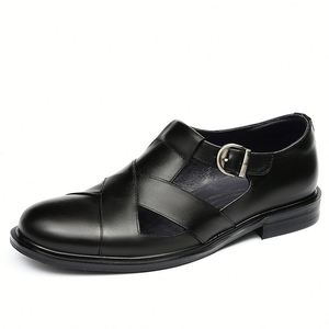 Sandalias de Verano para Hombre, Cómodas, Transpirables, de Cuero, Modernas, de Alta Calidad, Casuales, para Caminar - Product Image 5