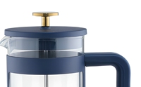SEECIN Presse à café multifonctionnelle en verre borosilicate de haute qualité, capacité 600 ml, finition électroplaquée, idéale comme cadeau
