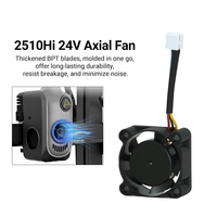 Ventilateur de refroidissement axial Hi Axial 2510 24V DC 12000 tr/min à double roulement à billes pour une durabilité accrue pour la mise à niveau des imprimantes 3D Creality Hi