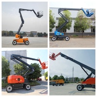 16m charge 200kg cherry picker grue remorque échelle roue télescopique araignée Boom Lift