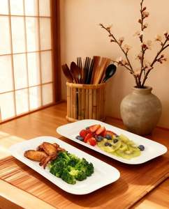 Service de table en céramique épaisse blanc pur, style moderne, pour hôtel étoilé, restaurant chinois, salon de thé, kit de tasses à thé du matin - Product Image 2