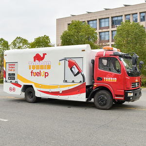 Camion <span class=keywords><strong>citerne</strong></span> de carburant de 5 mètres cubes pour le stockage de carburant et de l'huile de cuisson, machine de ravitaillement mobile - Product Image 3