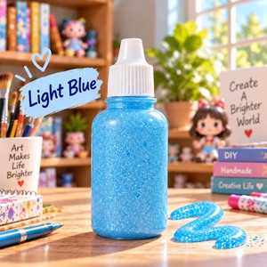 Colorful <b>Glitter</b> Glue For Craft Projects Low Viscosity Non Toxic Glue Multicolor Art Glue - Product Image 1