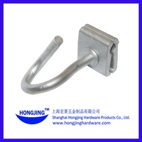Pince de suspension Q Span en acier galvanisé Hongjing Hardware pour câbles FTTH