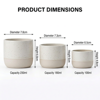Mug à café en céramique personnalisé sans anse, en grès, pour café, thé, lait – Vente en gros, livraison rapide pour bars, maisons, bureaux, cadeaux promotionnels