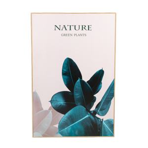 Le migliori vendite dipinte a mano design moderno pianta verde foglie wall art frame pittura pittura astratta - Product Image 2