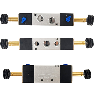 วาล์วควบคุมโซลินอยด์แบบนิวแมติก 1/4 นิ้ว 4V220-08 แบบควบคุมสองทาง 0.15~0.8Mpa - Product Image 1