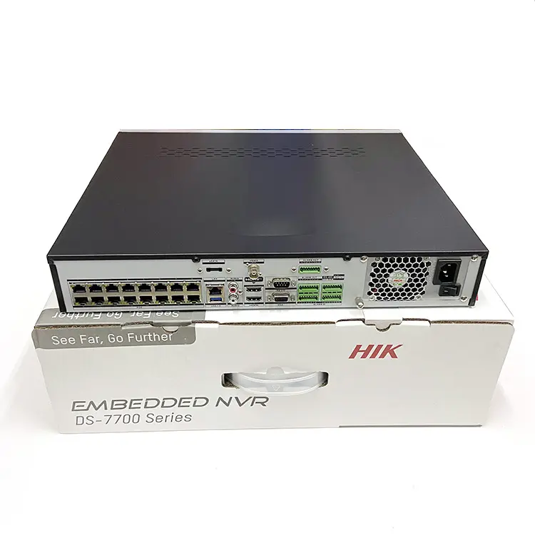 Hik 32 चैनल 4K सीसीटीवी NVR DS-7732NI-K4/16 P 1.5U 4HDD 32CH 16 POE NVR