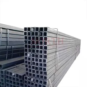 ASTM A53 Tube Hollow Section Rectangular Pipe Galvanized Square Gi Pipe Zinc Coated Q195 Q235 Q345 Hot Dipped Galvanized Steel