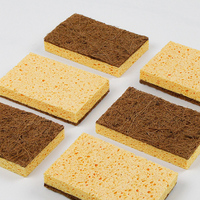 Éponge à récurer à la noix de coco en cellulose biodégradable naturelle et compostable Esun Éponges de cuisine et tampons à récurer écologiques
