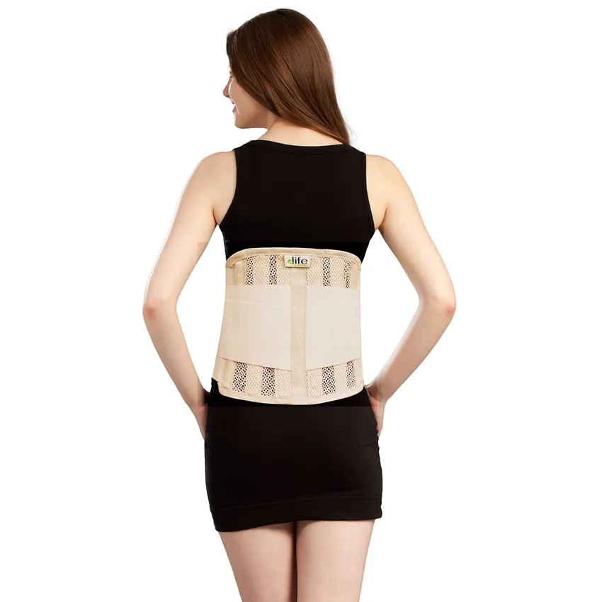 E-Life E-WA104 Lumbar Belt Waist Support for Back Spine Pain Relief Workers Waist Protector