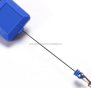 Vierkante Metalen Glijband Clip Aan De Achterkant 31 1/2 Polyester Haspel Koord Hold Id Intrekbare Haspel Badge Houder Clips - Product Image 3