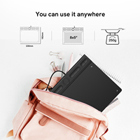 Nouveautés Tablette graphique VEIKK VK850 avec support pour stylet pour étudiants, débutants, créateurs et illustrateurs