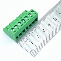 HQ2EDGK-5.0/5.08 5.08mm pcb connecteur de bornier à vis kf301 7p vis tête transformateur plugin bornier connecteur