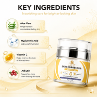 Crème éclaircissante pour le visage à la vitamine C et à l'arbutine, vegan, marque privée
