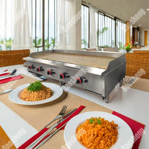 <span class=keywords><strong>Plancha</strong></span> à gaz industrielle en acier inoxydable antiadhésif pour comptoir, facile à nettoyer, pour crêpes - Product Image 4