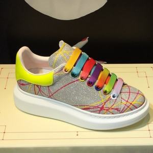 Zapatos de Piel Auténtica de Estilo Clásico, Color Dorado Líquido, Elegantes para Caminar y Correr, para Hombre y Mujer, Suministro de Fábrica - Product Image 3