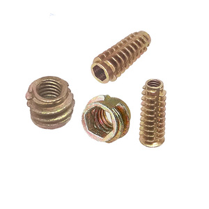 Inserts filetés en alliage de zinc, métriques, à filetage grossier, à entraînement par douille, entièrement filetés, pour l'assemblage de meubles d'intérieur - Product Image 5