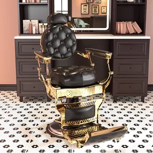 High Quality Salon Chair Leather Barber Chairs Salon Furniture Barbershop Hairdressing Salon Beauty Chair