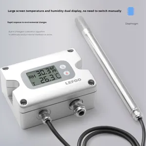 Sensor de Temperatura y Humedad a Prueba de Explosiones de Acero Inoxidable LEFOO LFH71, Sensor Industrial Intrínsecamente Seguro para Montaje en Pared - Product Image 1