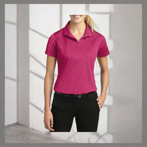 Polo de Golf de Manga Corta con Cuello Alto para Mujer, Transpirable, Informal, para Oficina, Uso Diario, Proveedor Mayorista, Impresión de Logotipo Personalizado 2026 - Product Image 2