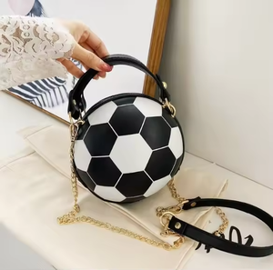 Bolsa Redonda Personalizada para Mulheres, Nova Coleção Outono/Inverno 2026, Bolsa de Ombro com Corrente, Bolsa de Basquete e Futebol - Product Image 5