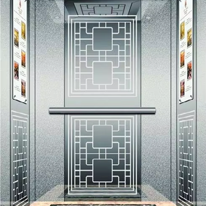 Ascenseur hydraulique en verre résidentiel pour villas, entraînement par courant alternatif, ascenseur domestique, machine à traction sans engrenage, planchers en PVC, CE/EAC ottis - Product Image 1