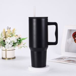 40oz H4.0 Handle <b>Travel</b> Car Tumbler Vacuum <b>Mug</b> Lid Straw Non-Slip Base OEM ODM Custom Color - Product Image 5