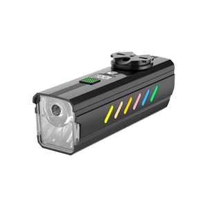 Smiling Shark - Luz Delantera Recargable para Bicicleta, Lámpara LED para Bicicleta, 800 mAh, para Ciclismo de Carretera y Montaña, Paseos Nocturnos - Product Image 1